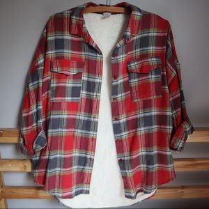 Plaid Flannel Button Up